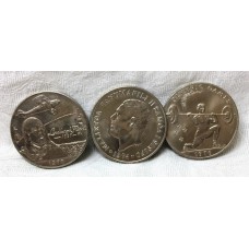 SAMOA 1974, 1976, 1977 . ONE 1 DOLLAR COINS . SCARCE